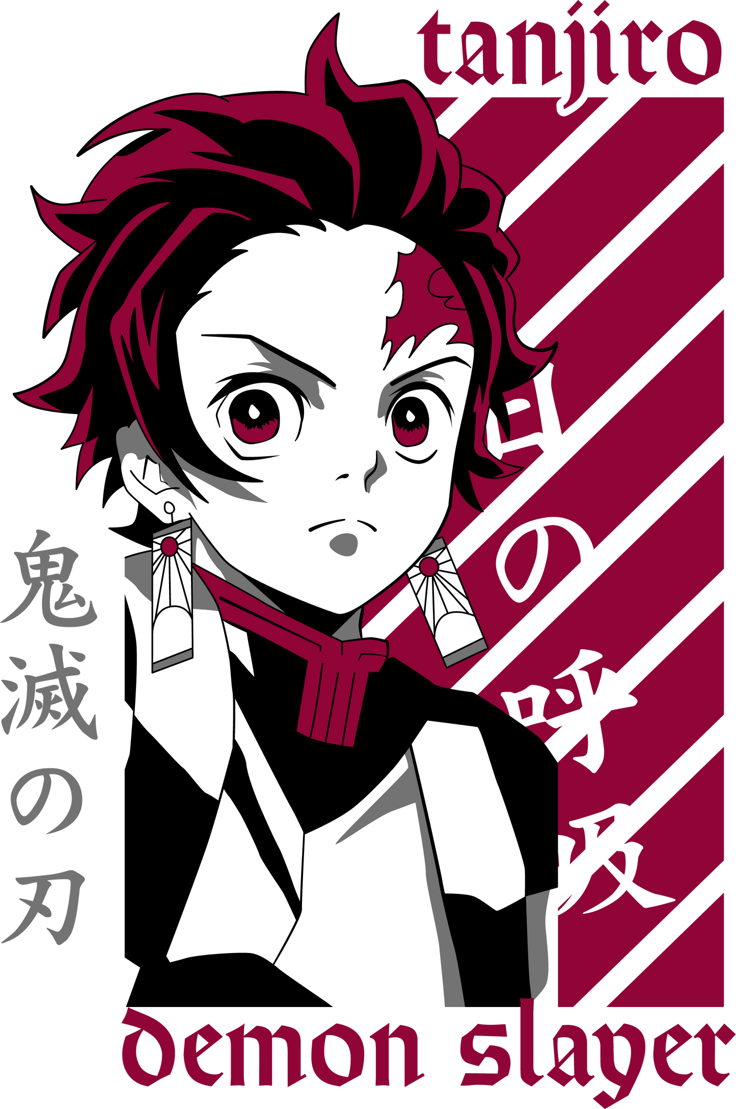 Tanjiro Kamado T-Shirt | Hinokami Kagura Water Breathing Anime Tee