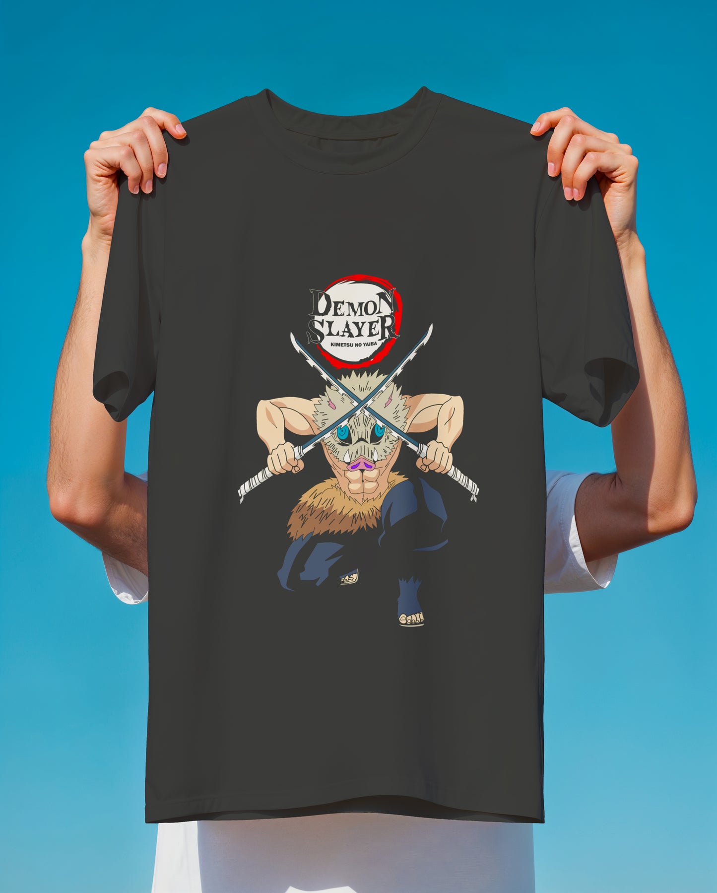 Demon Slayer Inosuke Hashibira Dual Swords T-Shirt