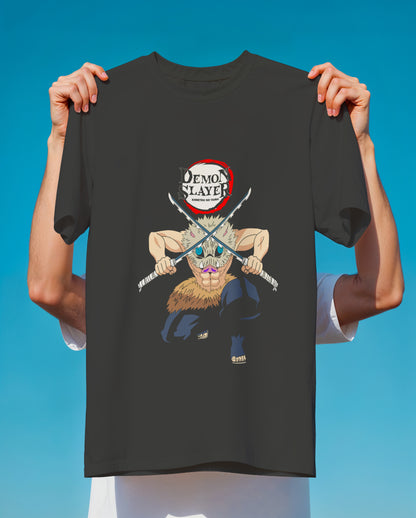 Demon Slayer Inosuke Hashibira Dual Swords T-Shirt