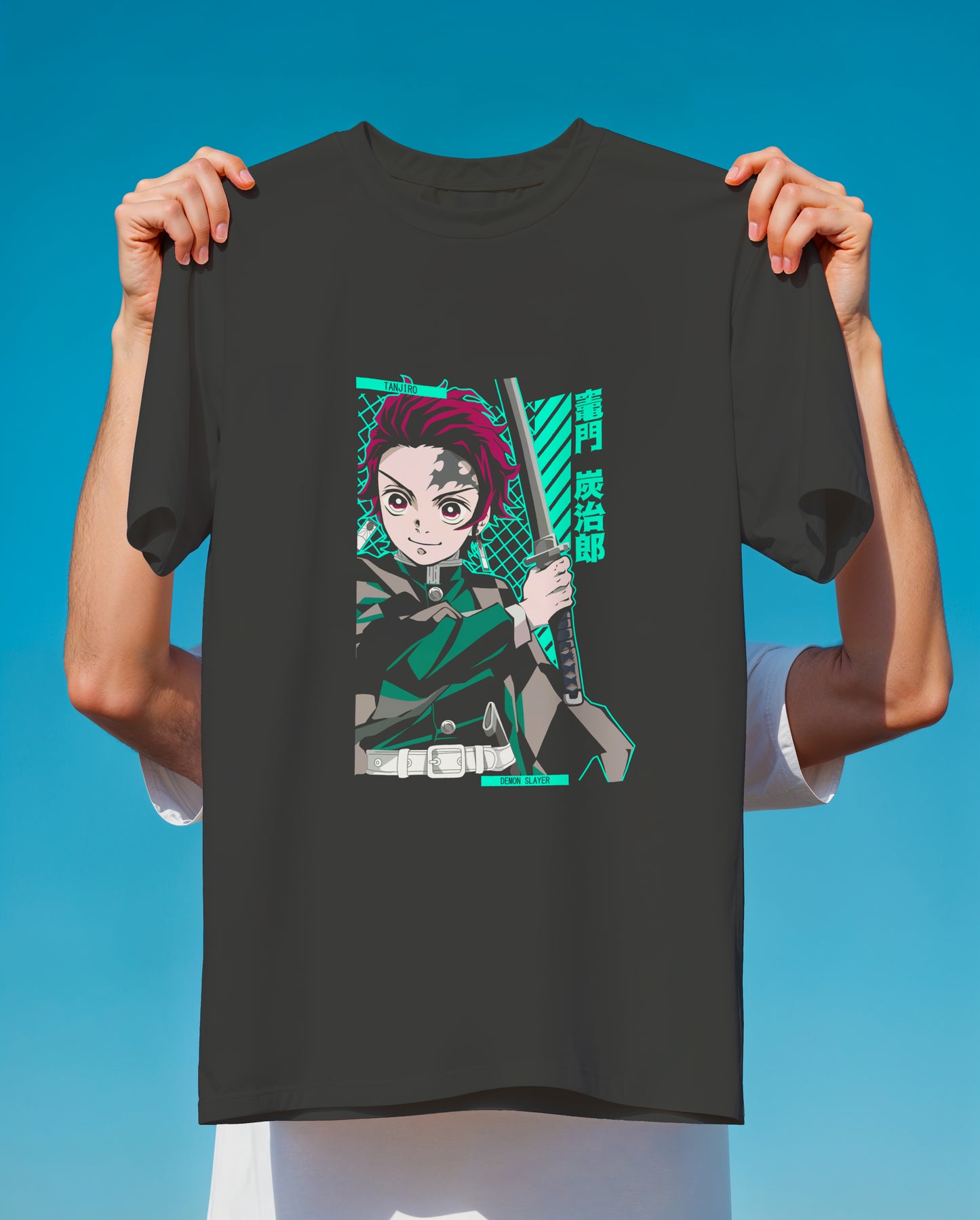 Tanjiro Kamado Modern Graphic T-Shirt