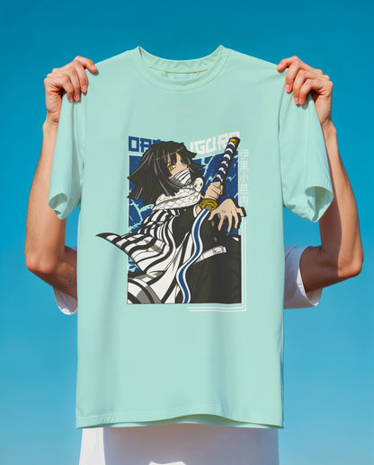 Demon Slayer Obanai Iguro T-Shirt | Serpent Hashira Kaburamaru Anime Tee