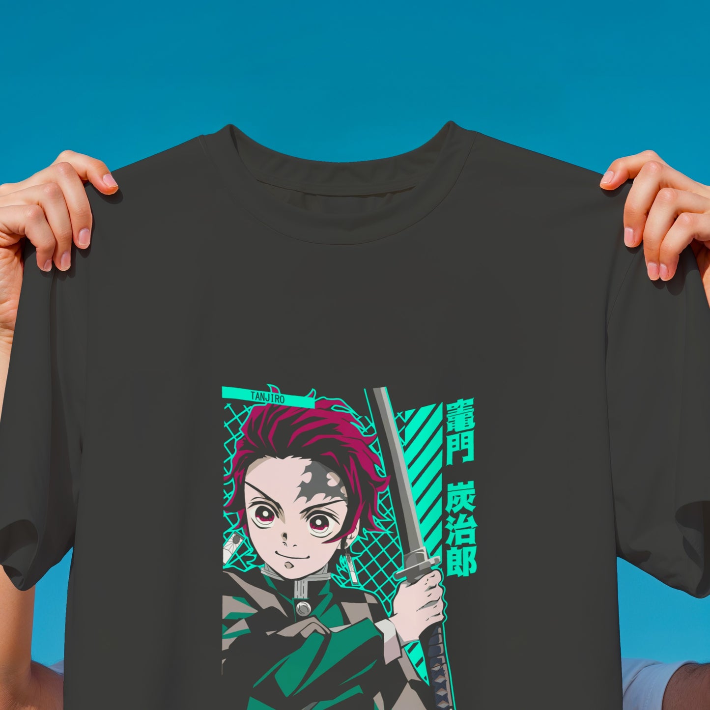 Tanjiro Kamado Modern Graphic T-Shirt