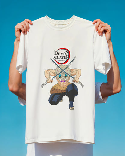 Demon Slayer Inosuke Hashibira Dual Swords T-Shirt