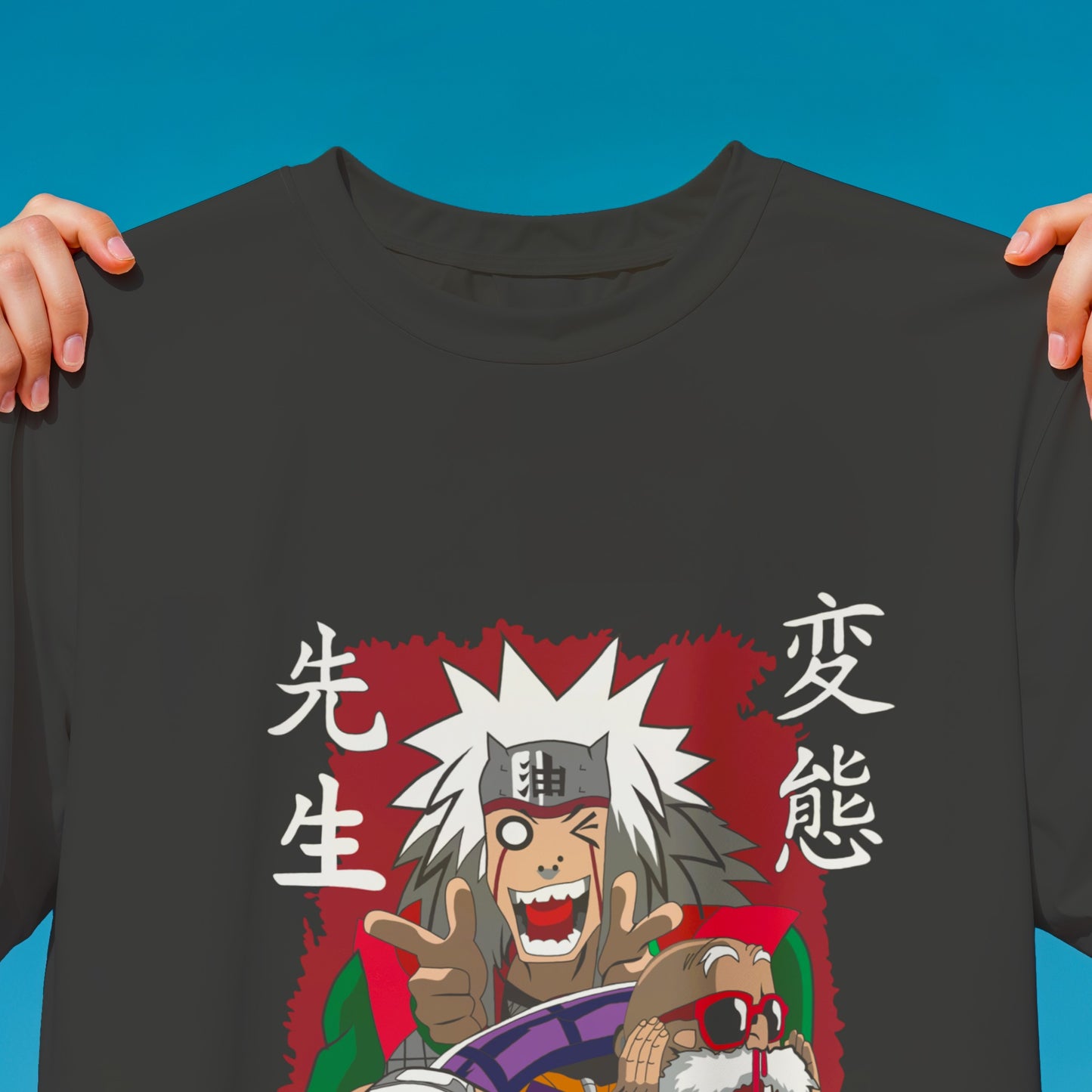 Anime Senseis T-Shirt - Jiraiya Master Roshi Hentai Teacher Graphic Tee