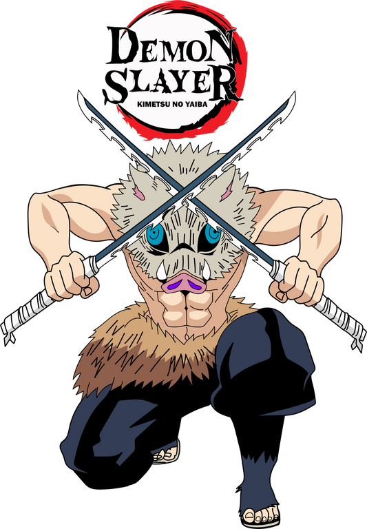 Demon Slayer Inosuke Hashibira Dual Swords T-Shirt