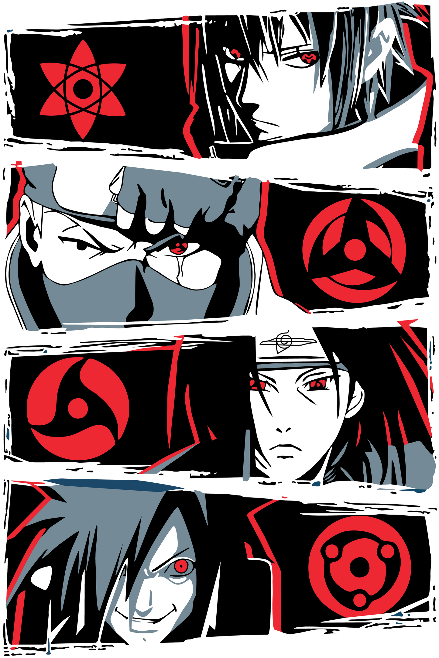 Naruto Sharingan Eyes T-Shirt