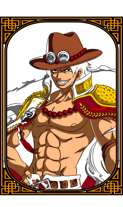 Portgas D. Ace "Fire Fist" Vintage Style T-Shirt